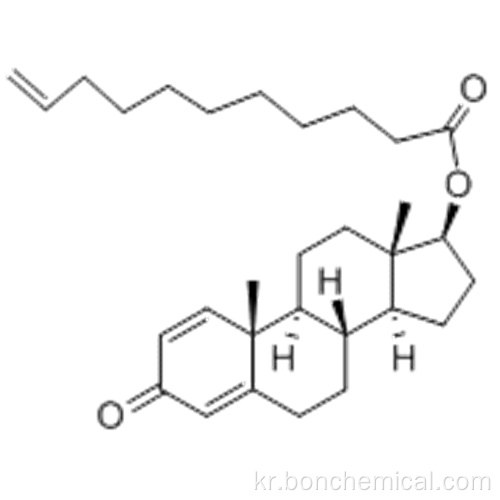 안드로 스타 -1,4- 디엔 -3- 온, 17-[(1- 옥소 -10- 운데 세닐) 옥시]-, (57369204, 57191362,17b) -CAS 13103-34-9